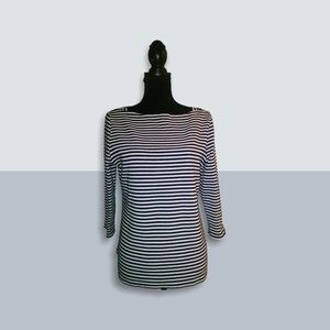 Chemisier à Sequins Et Rayures TALBOTS - Taille 1X Petites - Occasion Très Bon État